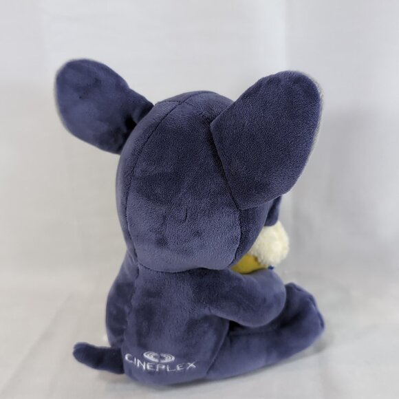 Cineplex Big Screen Buddies Dog Popcorn Stuffed Animal Purple Movie Theatre Plus - Picture 5 of 10